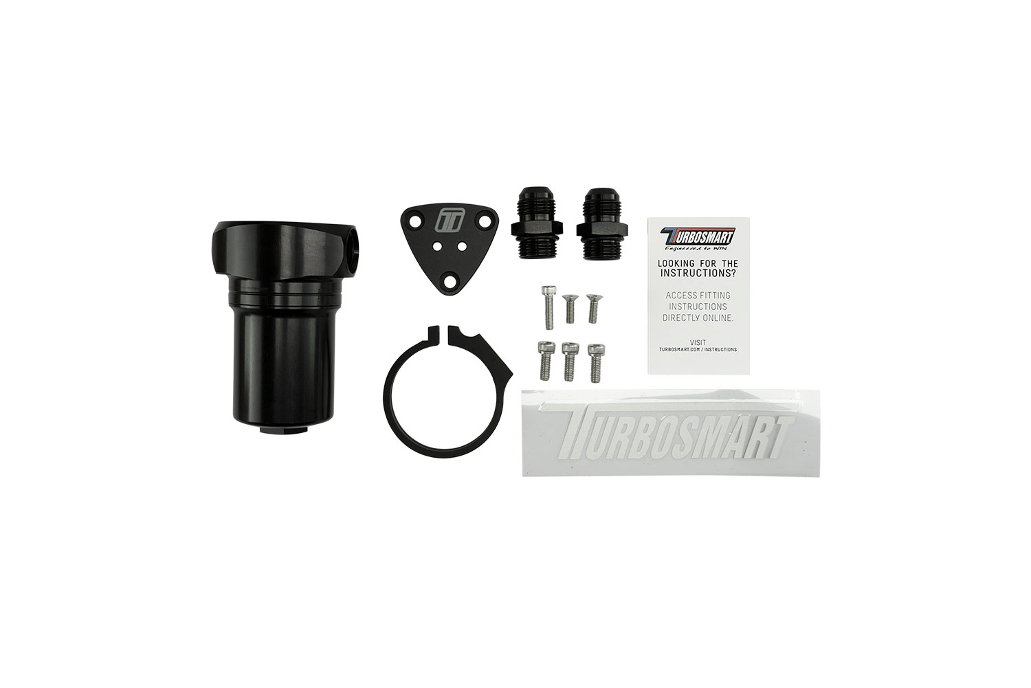 Fuel Filter Canister 10um 10AN Black - Image 5