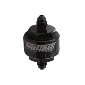 Billet Turbo Oil Feed Filter 44um AN-4 - Black