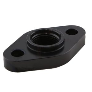 Billet Turbo Drain adapter with Silicon O-ring. 52.4mm mounting hole center - Large frame universal fit.