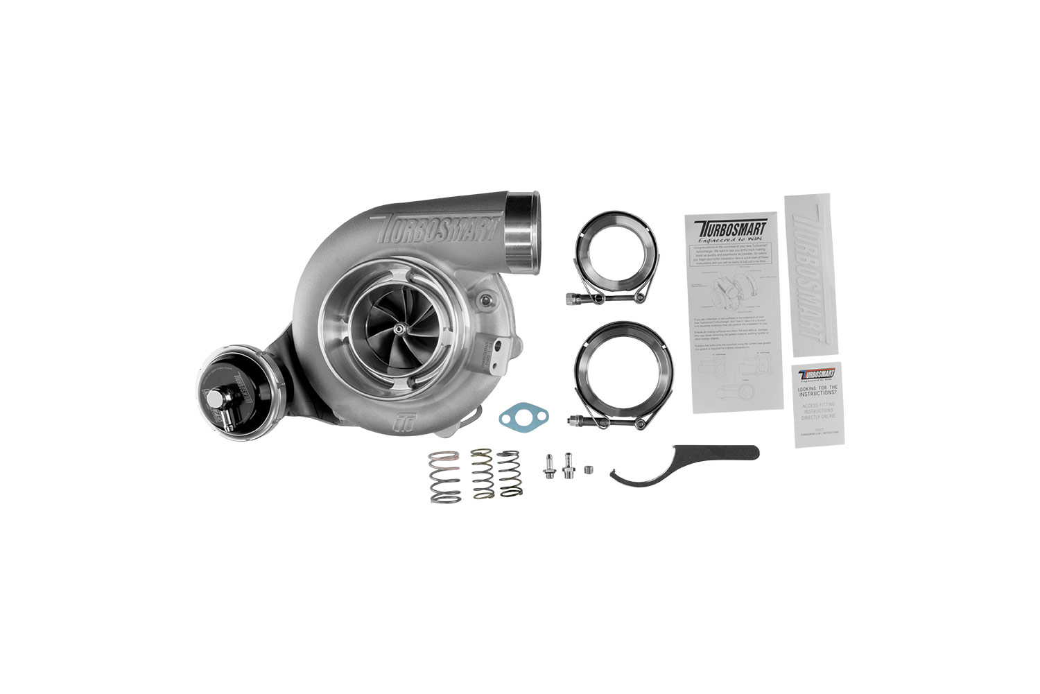 TS-1 Turbocharger 5862 V-Band 0.82AR Internally Wastegated (14psi) - Image 6