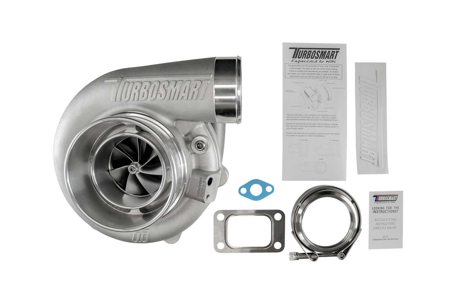 TS-1 Turbocharger 6262 T3 0.63AR Externally Wastegated - Image 6