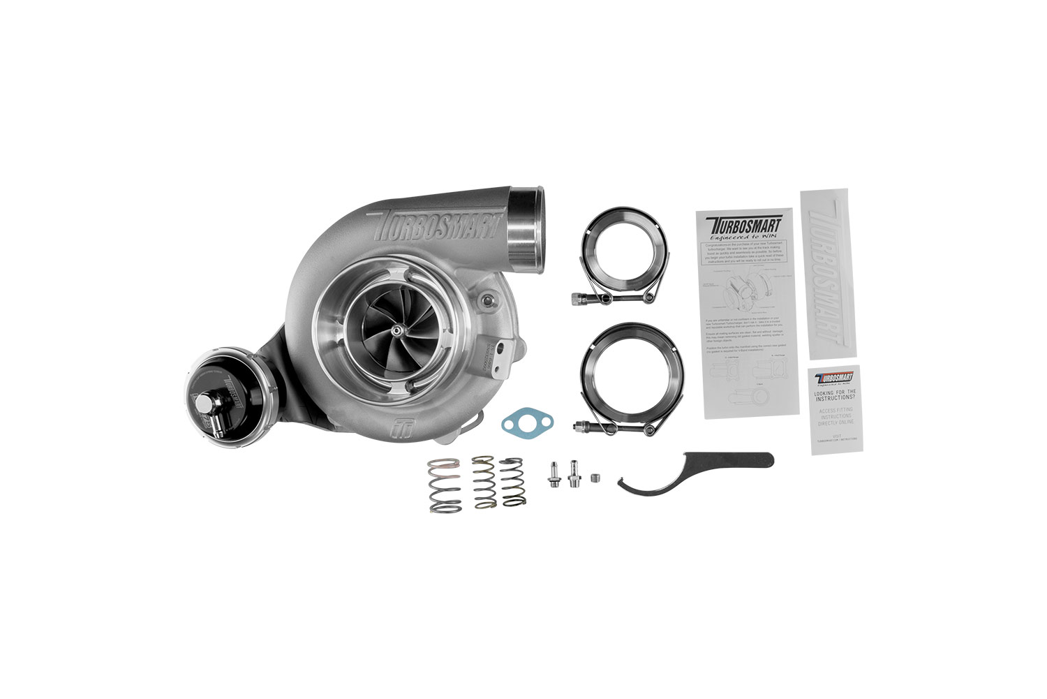 TS-1 Turbocharger 6466 V-Band 0.82AR Internally Wastegated (14psi) - Image 6