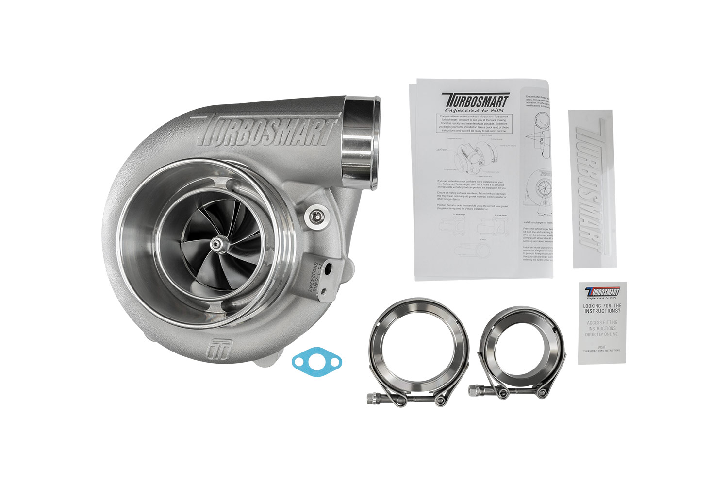 TS-1 Turbocharger 6466 V-Band 1.07AR Externally Wastegated - Image 6