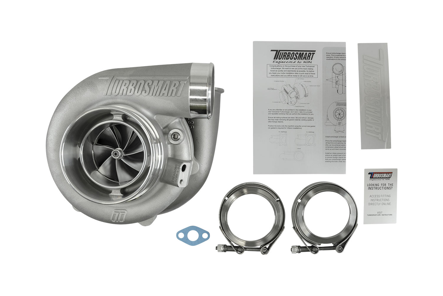 TS-1 Turbocharger 6870 (Kompact) V-Band 0.96AR Externally Wastegated - Image 6