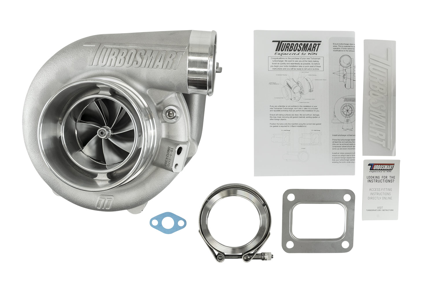 TS-1 Turbocharger 7170 (Kompact) T4 0.96AR Externally Wastegated - Image 6