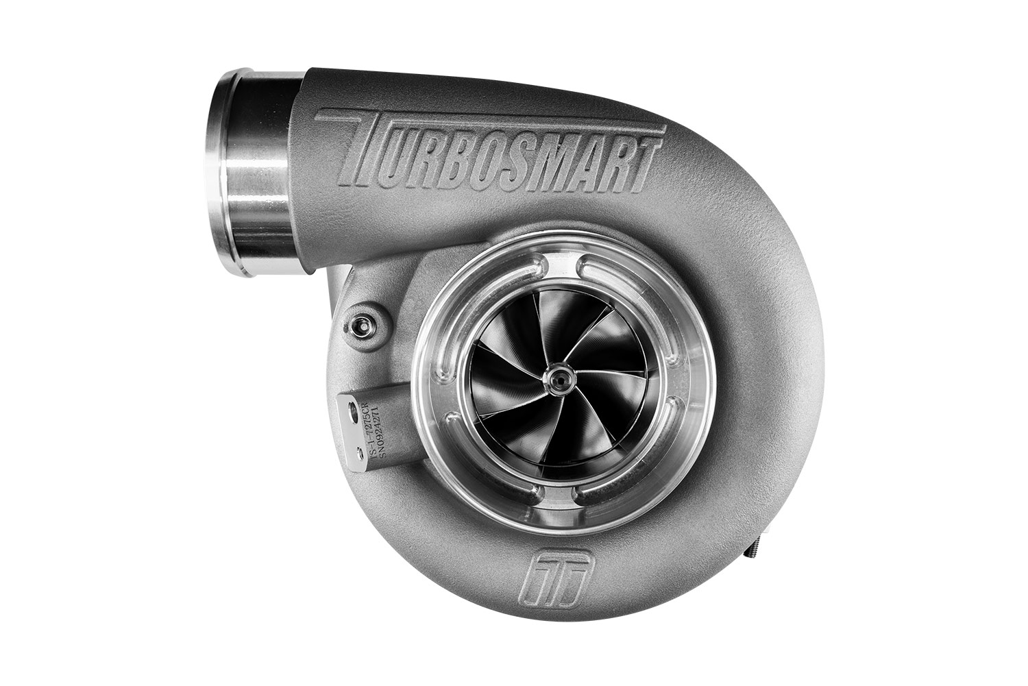 TS-1 Turbocharger 7275 V-Band Reverse Rotation 0.96AR Externally Wastegated - Image 2