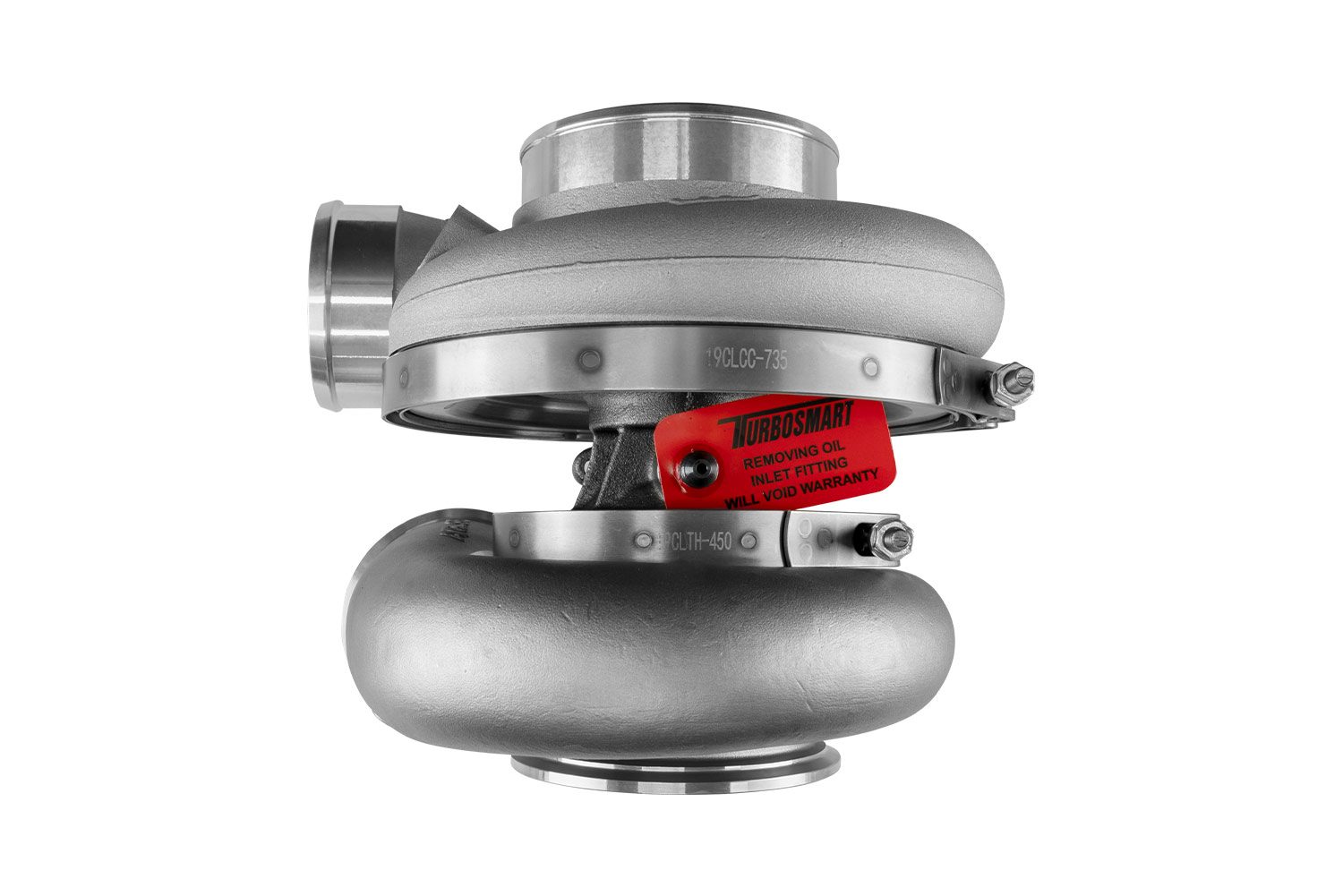 TS-1 Turbocharger 7275 V-Band Reverse Rotation 0.96AR Externally Wastegated - Image 4