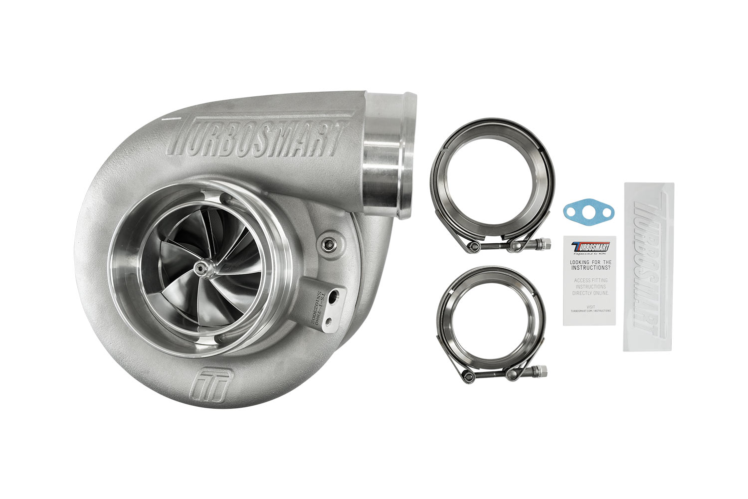 TS-1 Turbocharger 7880 V-Band 1.24AR Externally Wastegated - Image 6
