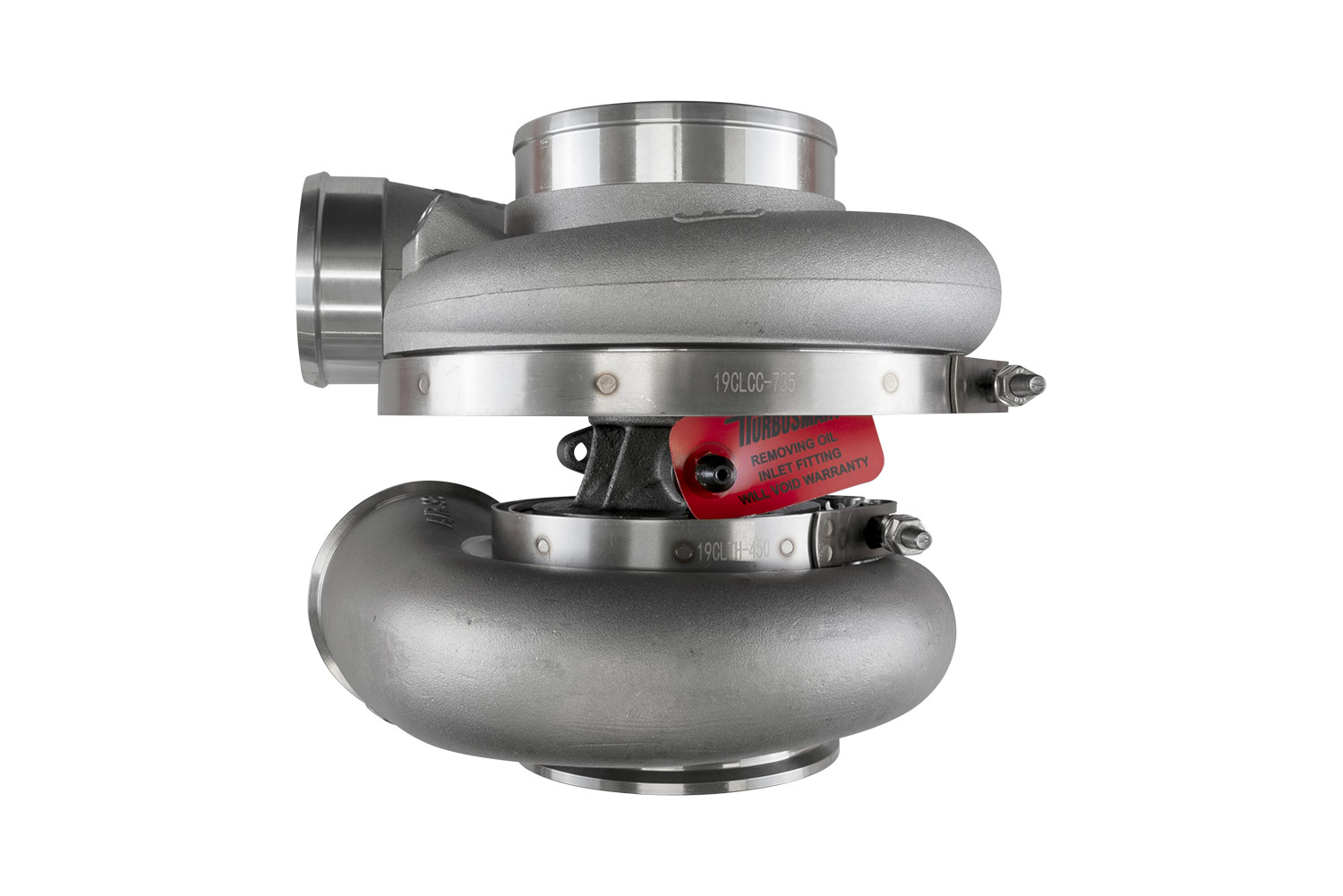 TS-1 Turbocharger 8280 V-Band Reverse Rotation 0.96AR Externally Wastegated - Image 4