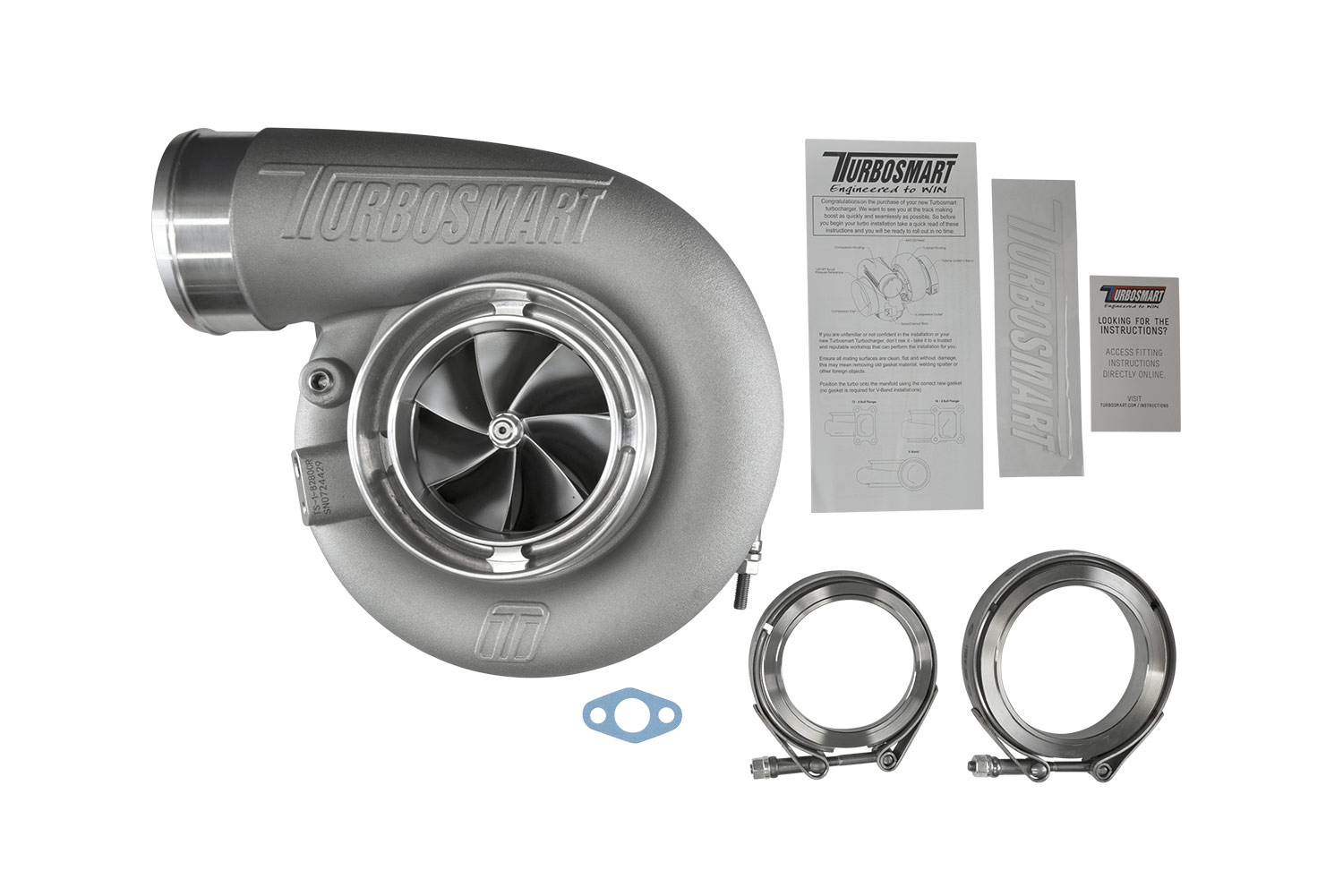 TS-1 Turbocharger 8280 V-Band Reverse Rotation 0.96AR Externally Wastegated - Image 6