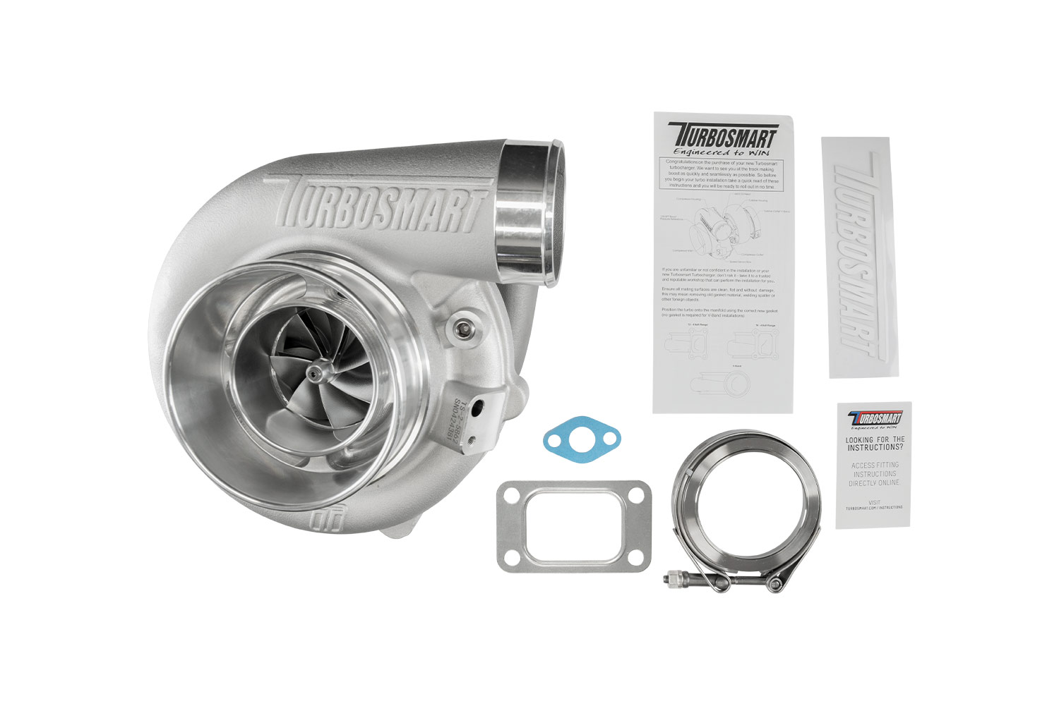 TS-2 Turbocharger (Water Cooled) 5862 T3 0.63AR Externally Wastegated - Image 6