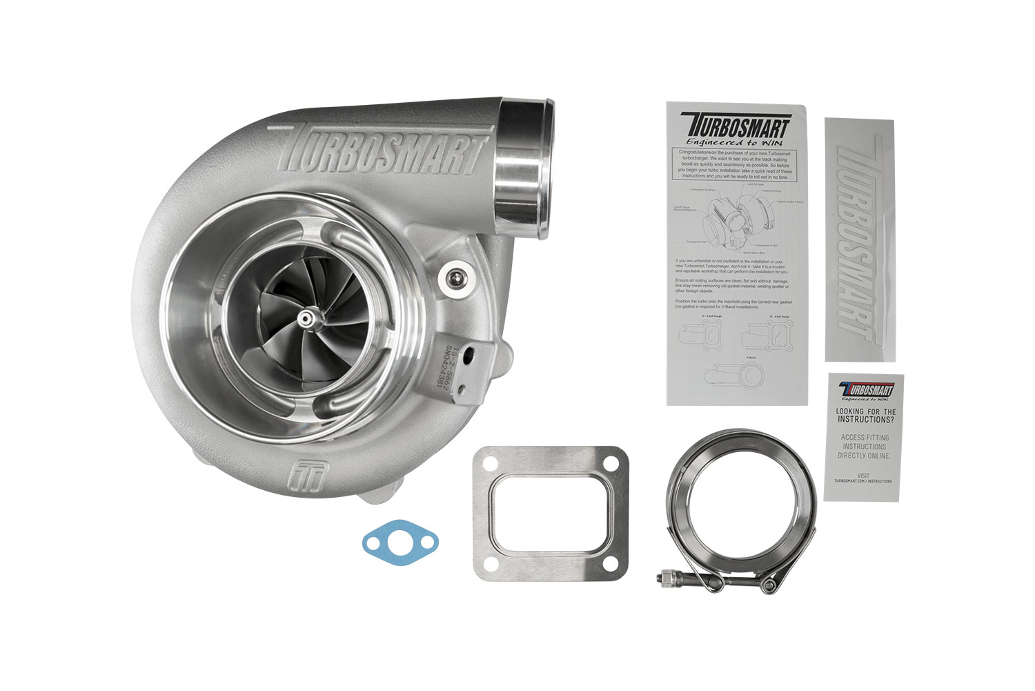 TS-2 Turbocharger (Water Cooled) 5862 T4 0.82AR Externally Wastegated - Image 6