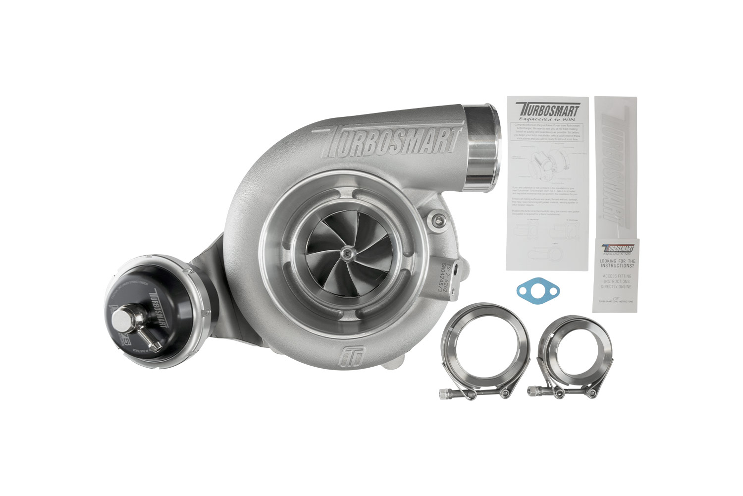 TS-2 Turbocharger (Water Cooled) 6262 V-Band 0.82AR Internally Wastegated - Image 6