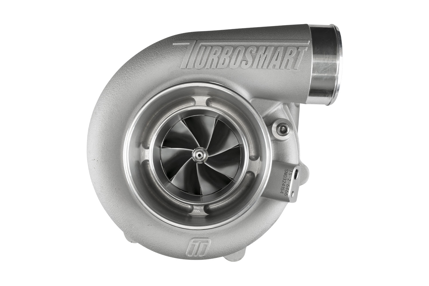 TS-2 Turbocharger (Water Cooled) 6466 T4 Divided 1.00AR Externally Wastegated - Image 2