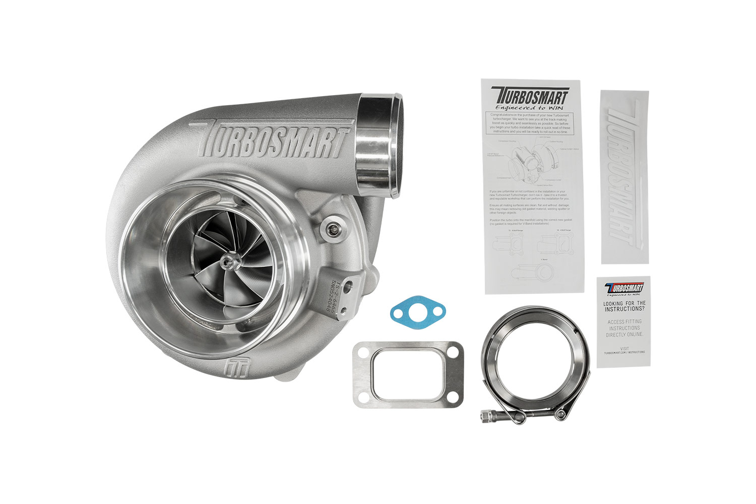 TS-2 Turbocharger (Water Cooled) 6466 T3 0.82AR Externally Wastegated - Image 6