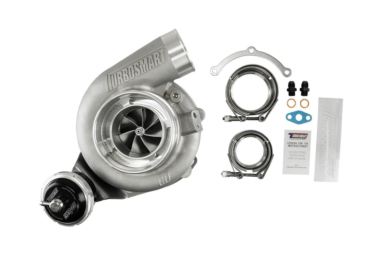 TS-2 Turbocharger (Water Cooled) 6466 V-Band 0.82AR Internally Wastegated - Image 6