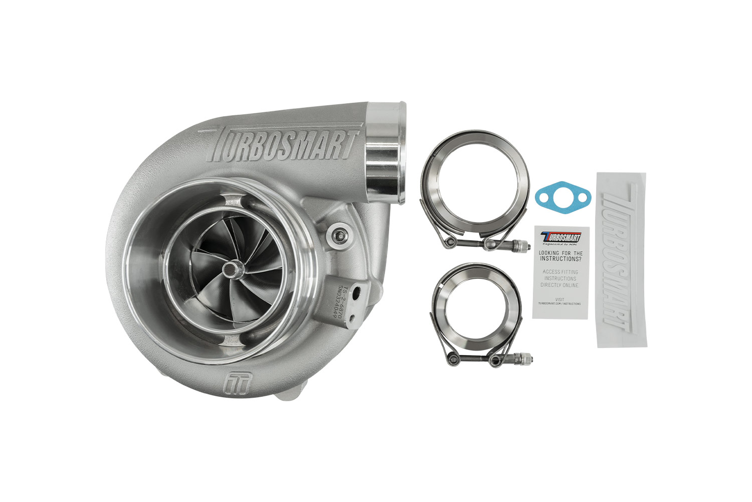 TS-2 Turbocharger (Water Cooled) 6870 (Kompact) V-Band 1.07AR Externally Wastegated - Image 6
