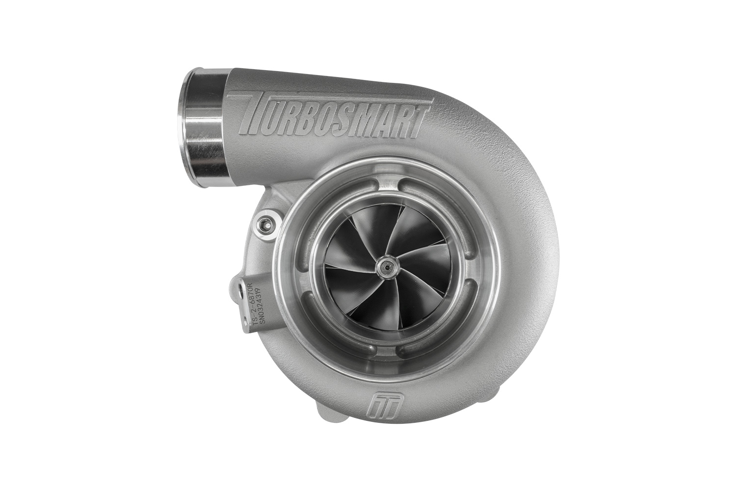TS-2 Turbocharger (Water Cooled) 6870 (Kompact) V-Band Reverse Rotation 1.07AR Externally Wastegated - Image 4