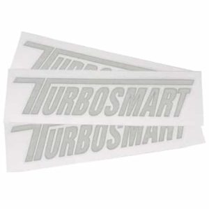 TS Car Decal - White 350mm x 80mm