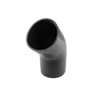 Silicon Hose 45 Elbow 4.00" BLACK
