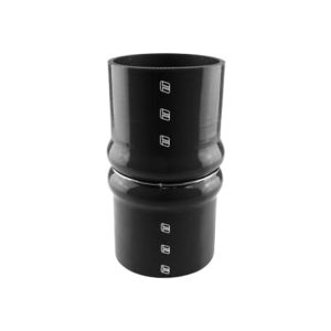 Silicon Double Hump Hose 4.00" - Black