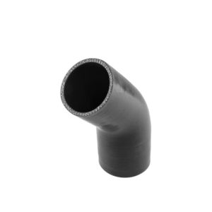 Silicon Hose 45 Reducer Elbow 2.25"-2.50" BLACK