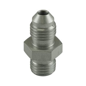 Fitting -4 AN Flare to -4 AN ORB Male Straight  Silver