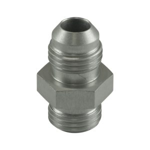 Fitting -6 AN Flare to -6 AN ORB Male Straight - Silver